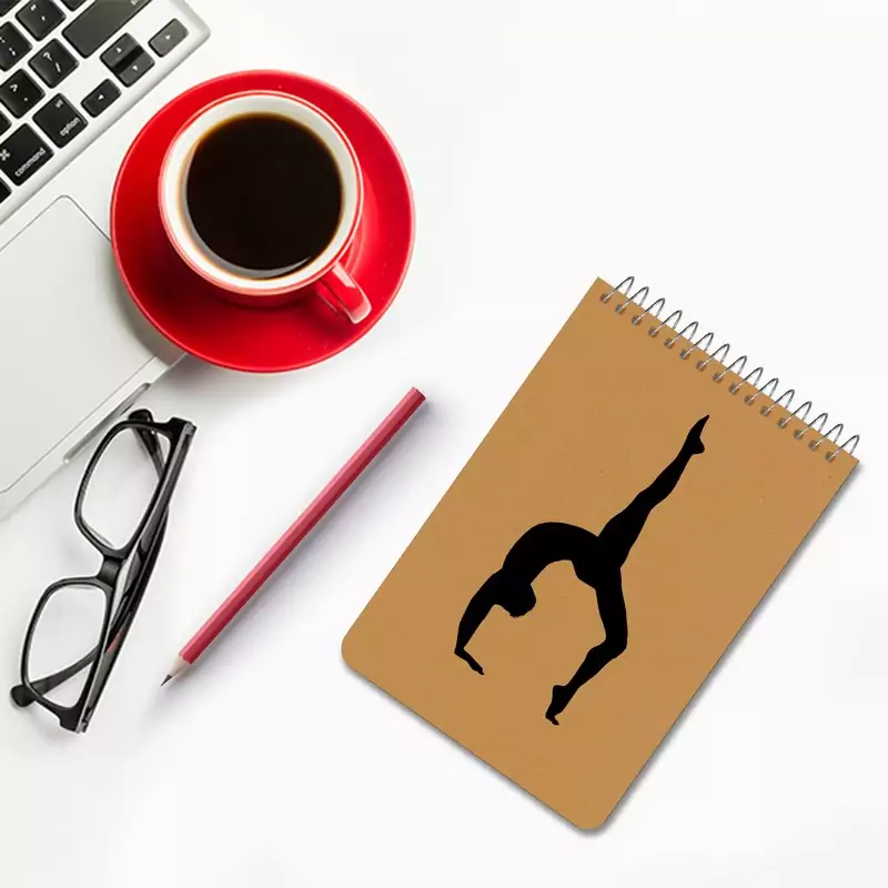 دفترچه یادداشت 100 برگ مستر راد طرح ژیمناستیک