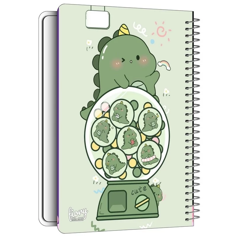 دفتر نقاشی 40 برگ مستر راد مدل داینو طرح کیوت