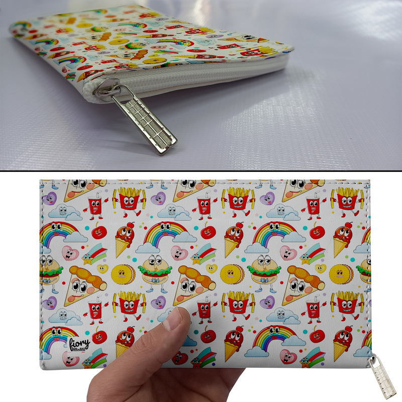 کیف لقمه مستر راد مدل فست فود طرح کیوت کارتونی  چند رنگ