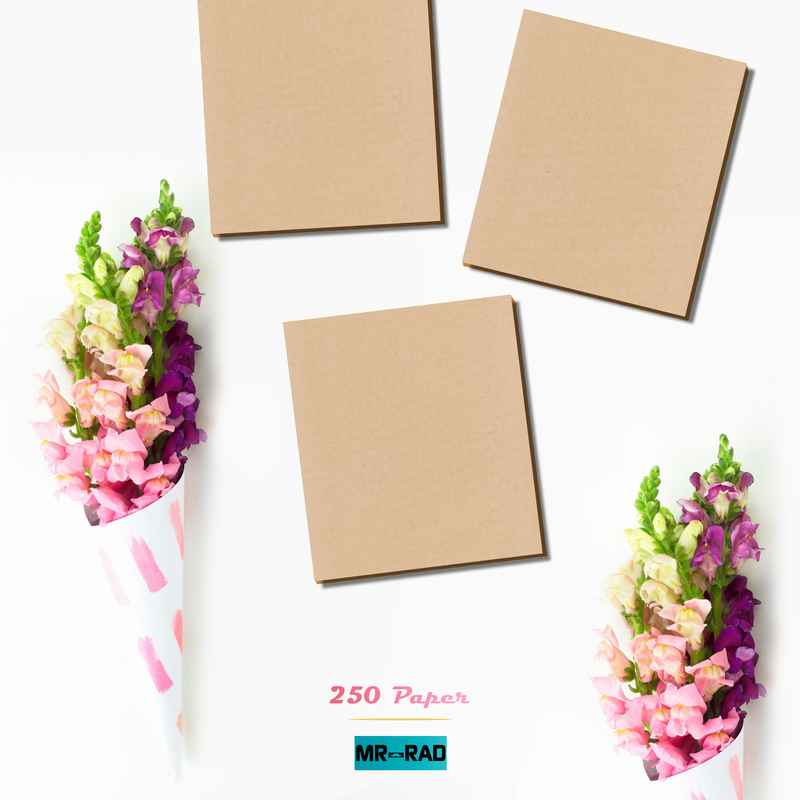 کاغذ کرافت مستر راد کد 1526 بسته 100 عددی در رنگهای مختلف