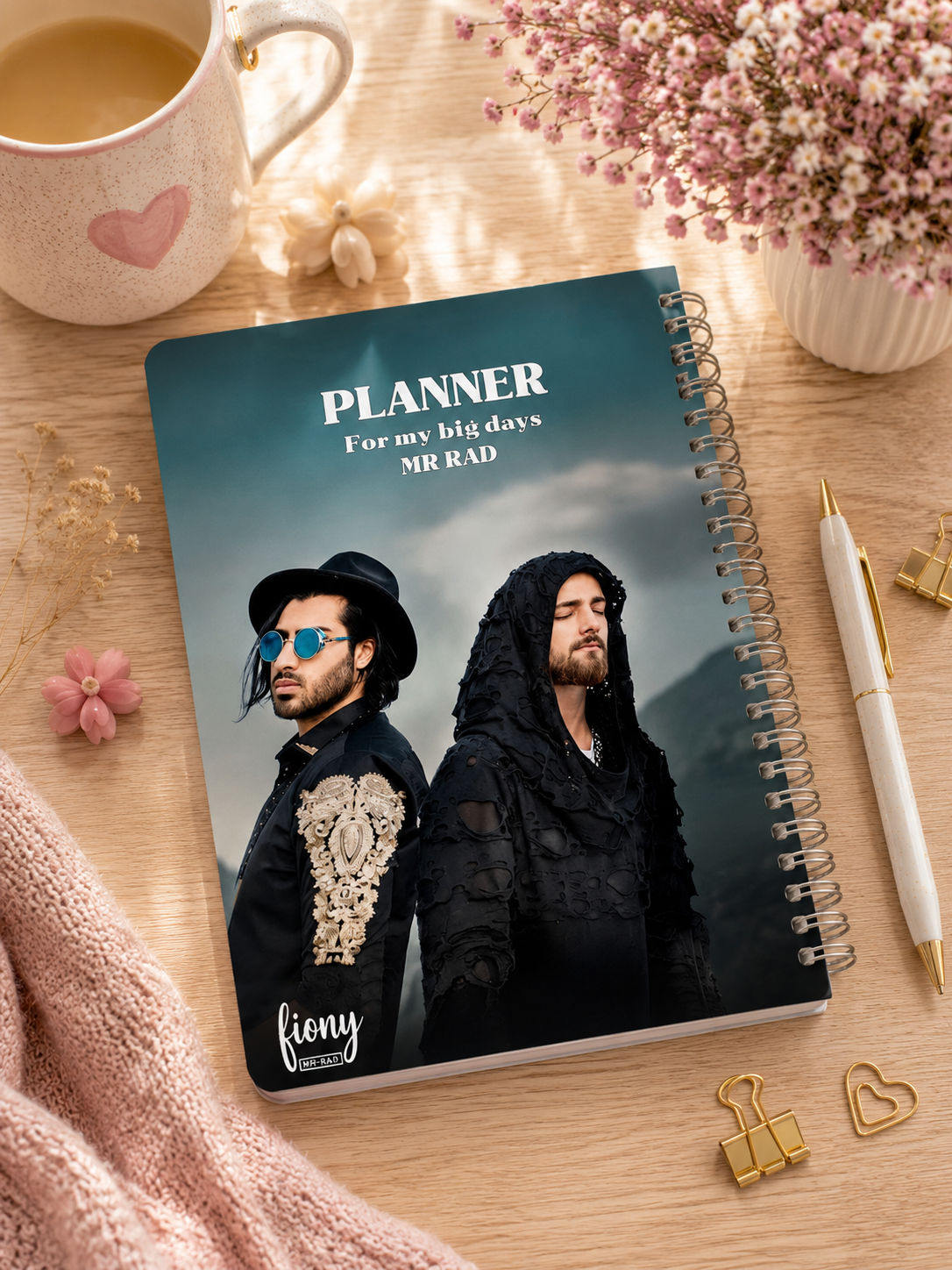 دفتر برنامه ریزی مستر راد طرح ماکان بند مدل پلنر روزانه چند رنگ