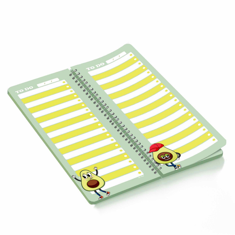 دفترچه یادداشت مستر راد مدل To Do List طرح آواکادو کد Fiory 1771 سبز